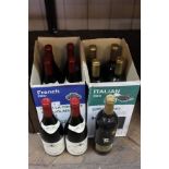 Eleven bottles of wine to include Beaujolais