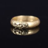 An 18th Century gold mourning ring (dated 1709),