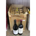 Twelve bottles of wine to include Chateau la Guilbonnerie, Cabernet Sauvignon Merlot,