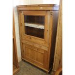 A 19th Century continental pine two door,