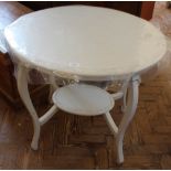 A painted Edwardian occasional table