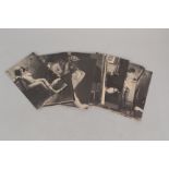 Twenty eight 1920's black and white erotic postcards