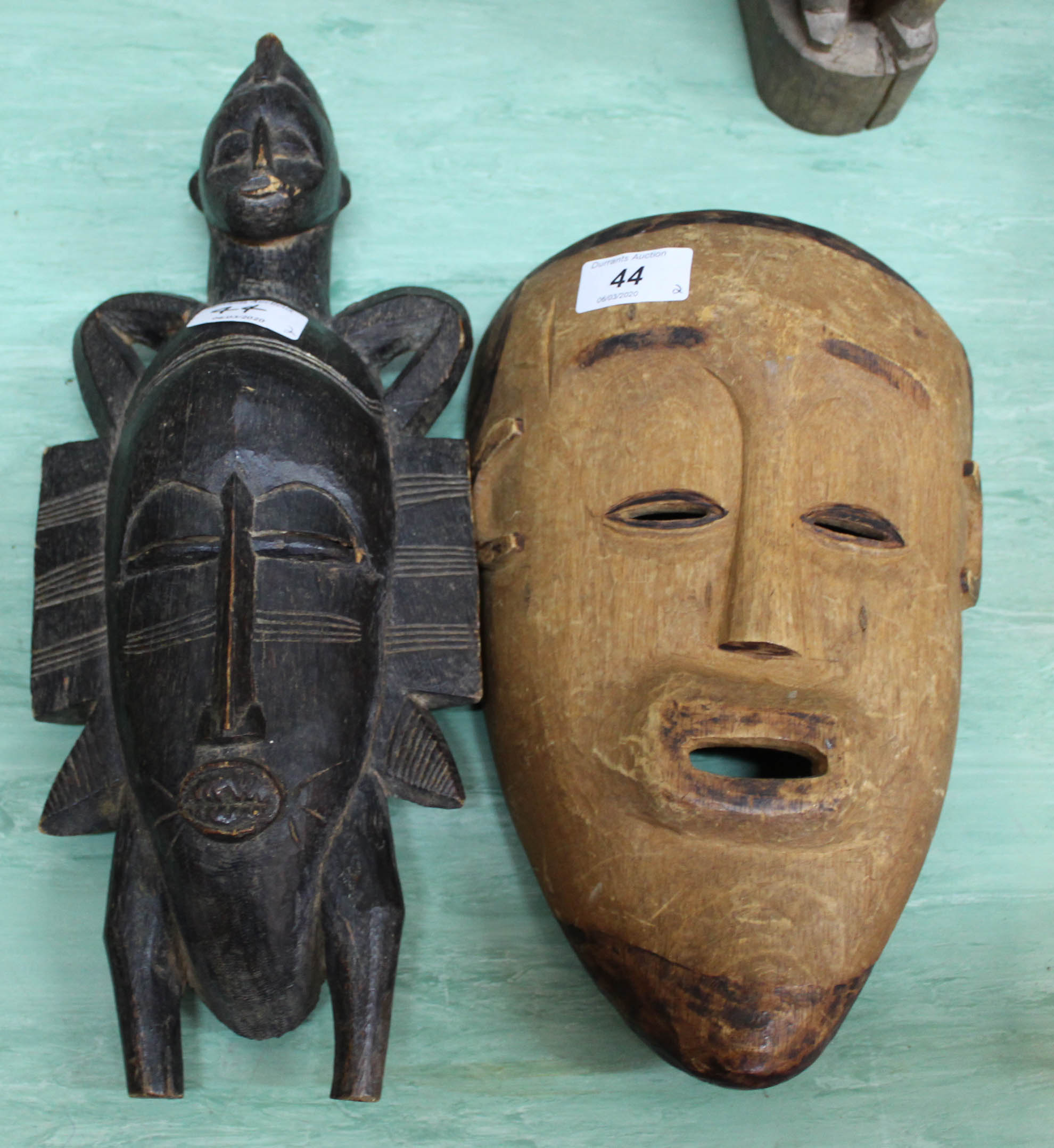 Two West African masks,