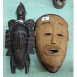 Two West African masks,
