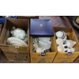 A large quantity of assorted ceramics including Royal Doulton etc (three boxes)