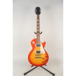 Epiphone Les Paul Standard electric guitar in cherry sunburst,