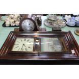 A late 19th Century mahogany cased American wall clock,