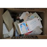 A large quantity of mixed ephemera including vintage maps,