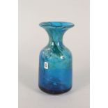 A Mdina Art Glass vase with signature to base,