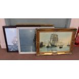 Four marine prints