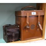 A leather cased 'Universal Ivometer' plus a leather cased G.P.O.