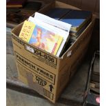 A box containing a large quantity of assorted books including Harry Potter and the Order of the