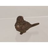 A bronze bird,