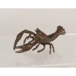 A bronze crayfish,