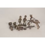 A group of Ashanti bronze figurative gold weights