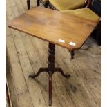 A late Victorian mahogany tripod table