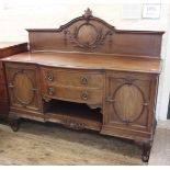 A substantial late 19th Century mahogany two door,