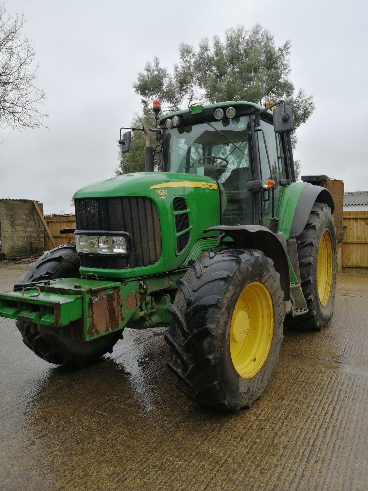 John Deere 7530 tractor, 2010, Reg: A10 - Image 3 of 16