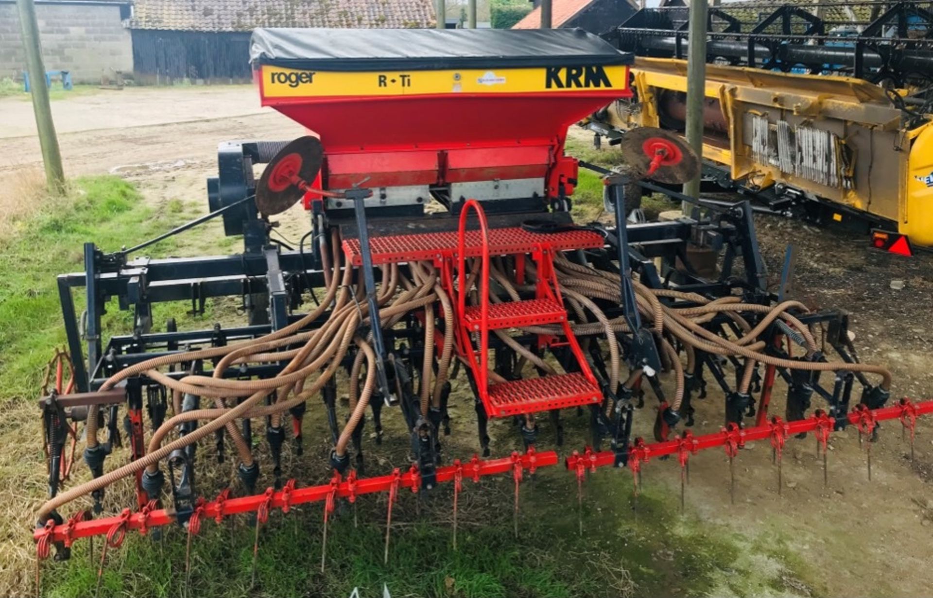 KRM Roger 4m drill. Stored near Norwich.