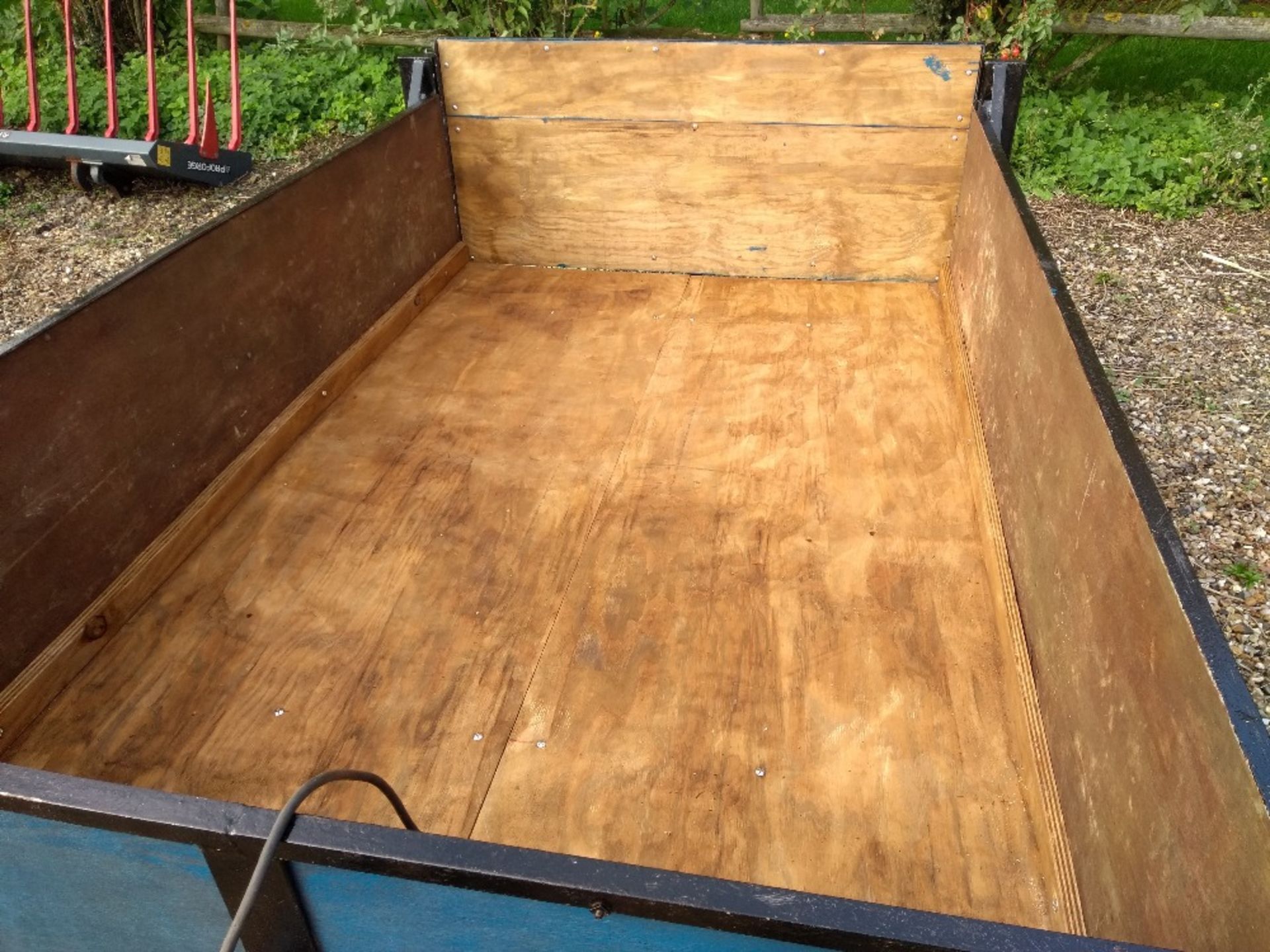 Car trailer - 8ft x 5ft, new wooden floo - Image 4 of 4