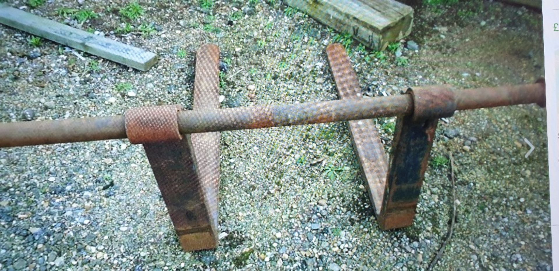 Fork Lift Forks ex JCB. Stored near Ilketshall St Andrew, Beccles. No VAT on this item.