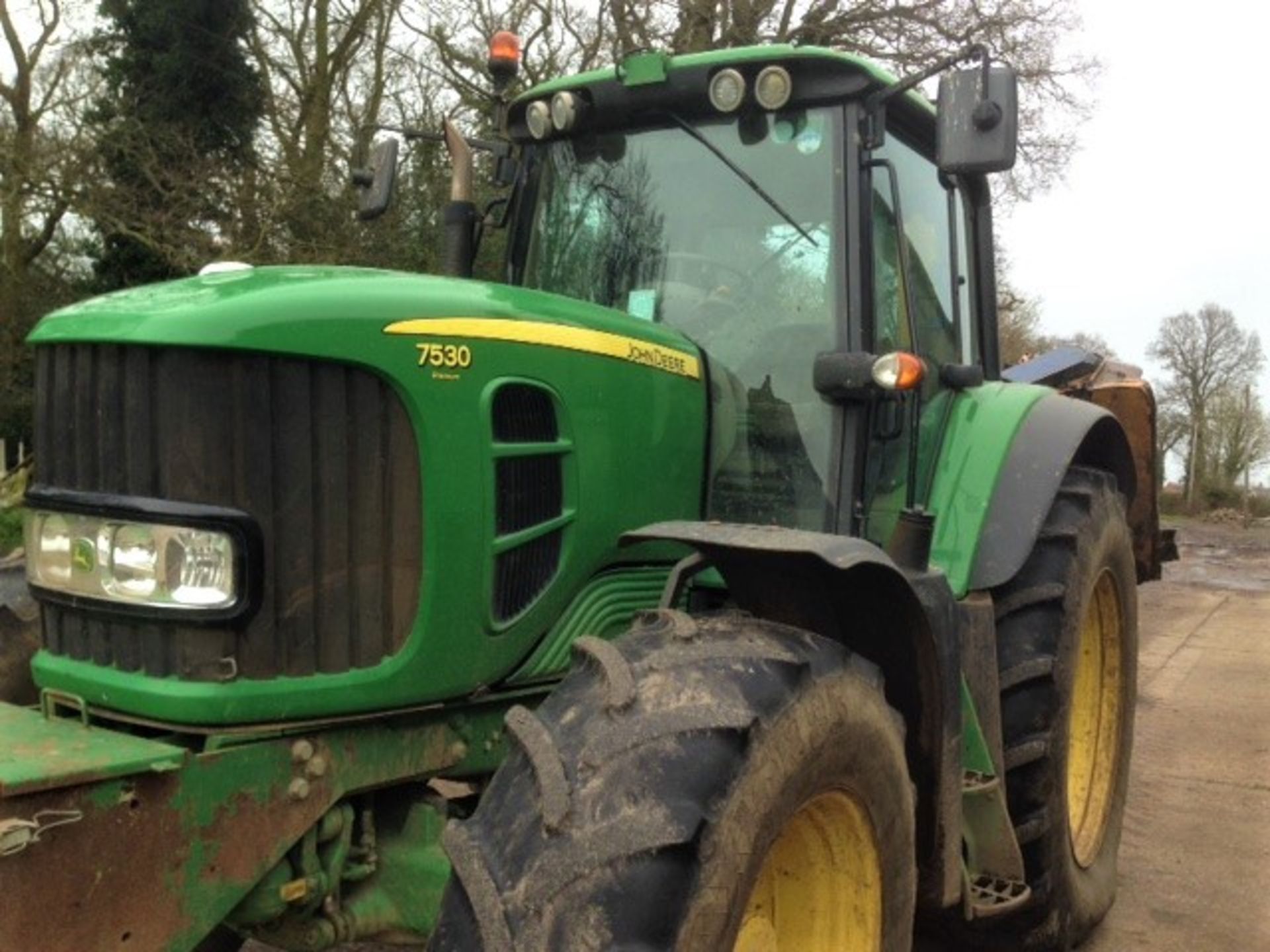 John Deere 7530 tractor, 2010, Reg: A10 - Image 4 of 16