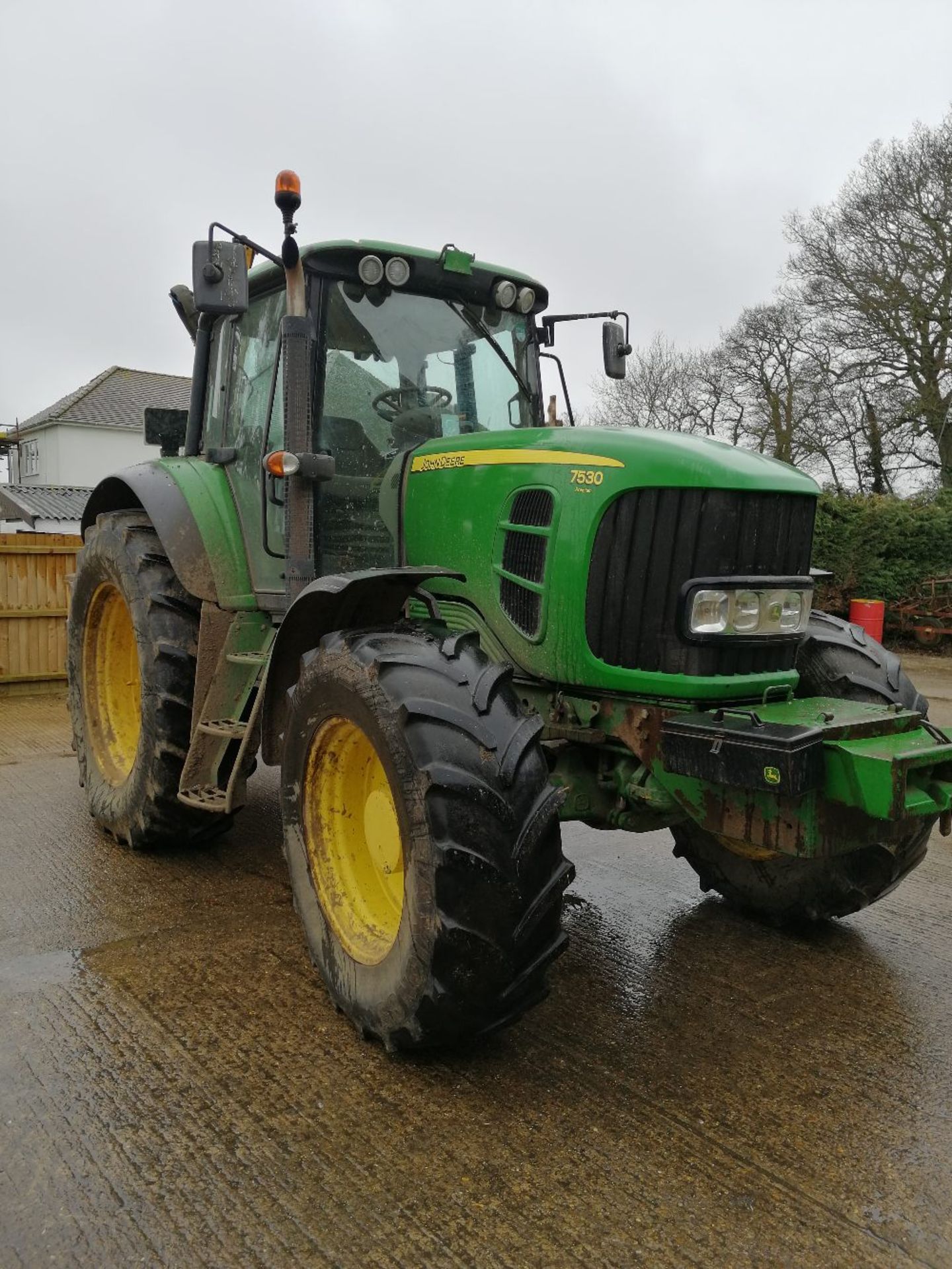 John Deere 7530 tractor, 2010, Reg: A10 - Image 2 of 16