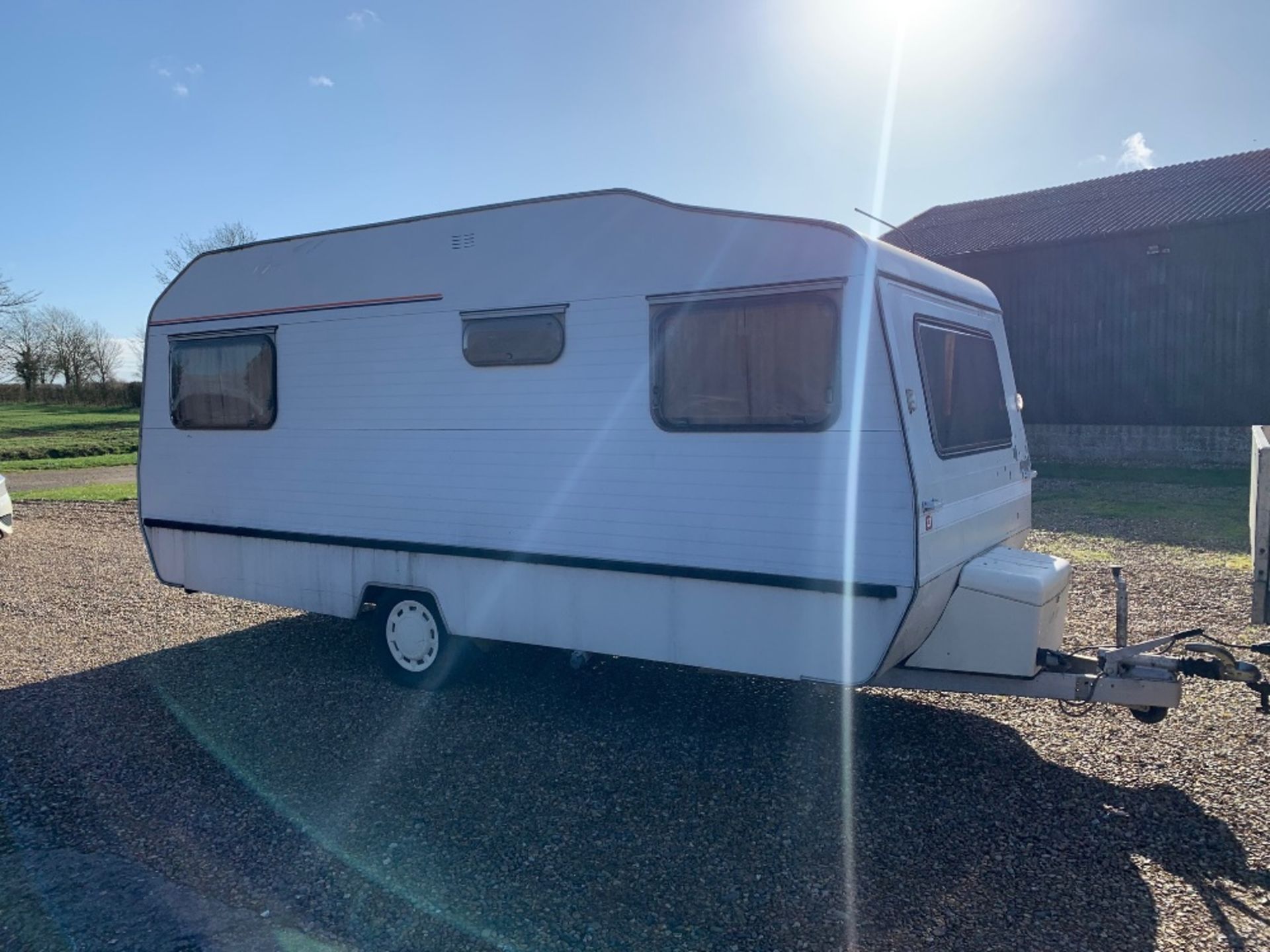 Caravan. Stored near Brundish, Suffolk.