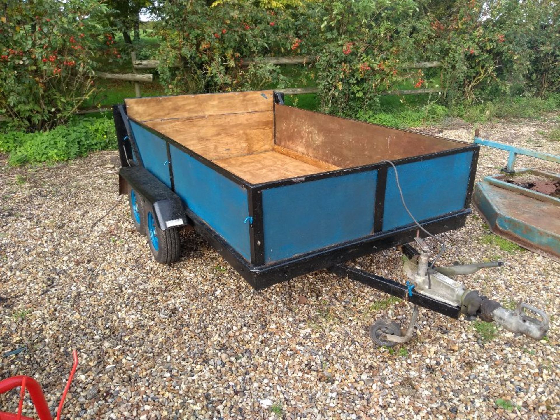 Car trailer - 8ft x 5ft, new wooden floo