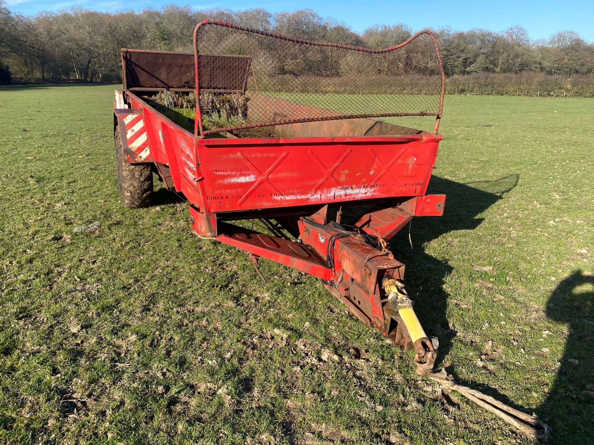 Zetor muck spreader. Stored near Goring Heath, Reading. No VAT on this item. - Image 2 of 2