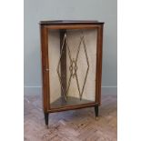 1950's corner display cabinet