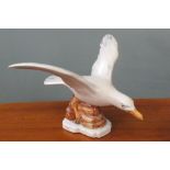 A 1930's Shorter & Sons pottery seagull figure