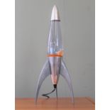 A rocket lava lamp.