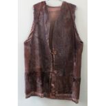 A 1920's mill owner's pony skin gilet
