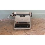 A vintage Olivetti manual typewriter