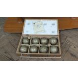 A vintage set of Petanque/Boule,