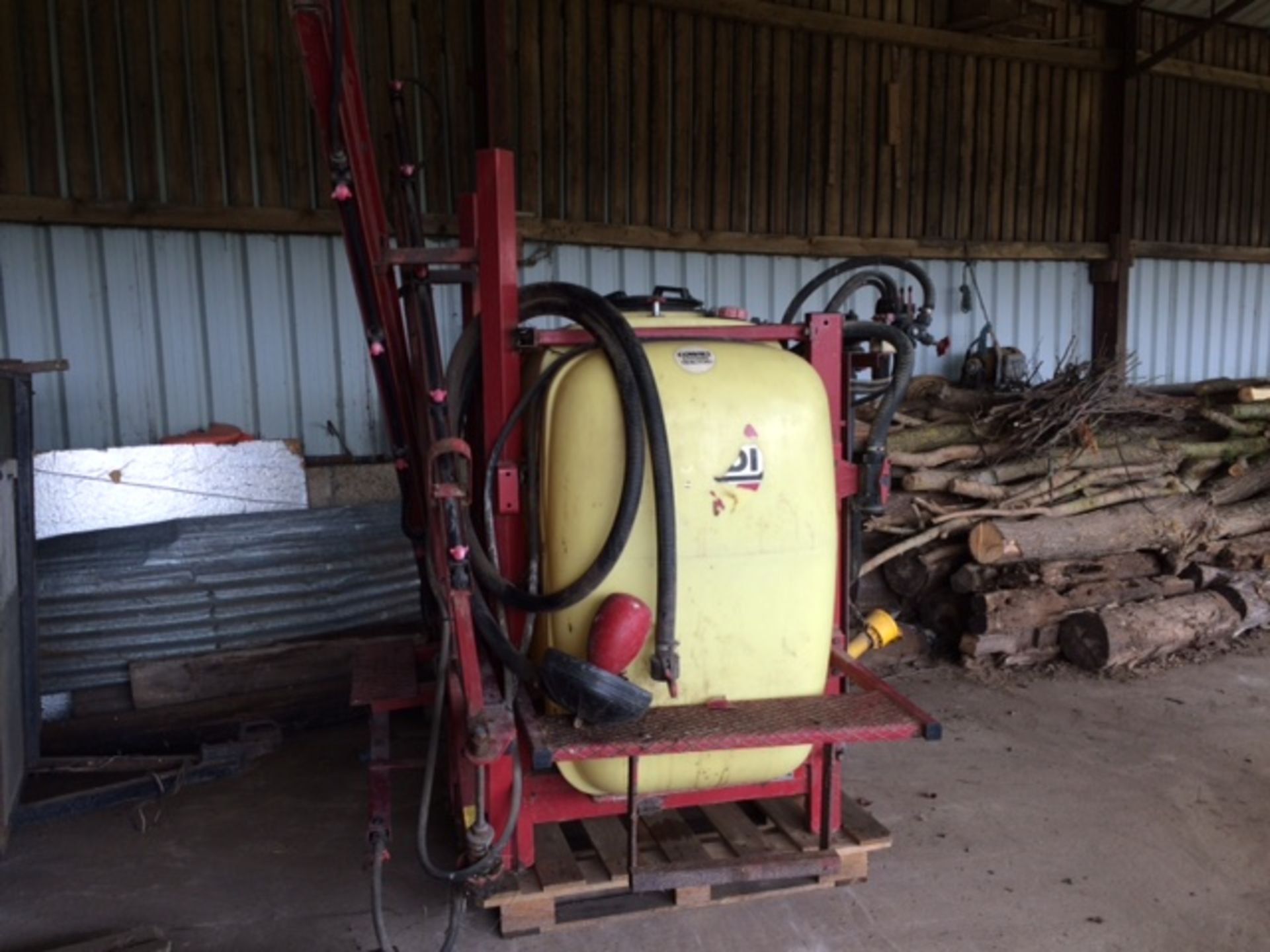 Hardi Lift mounted sprayer, 1000 litres, 12 metre booms, Serial number 1891982, - Image 2 of 2