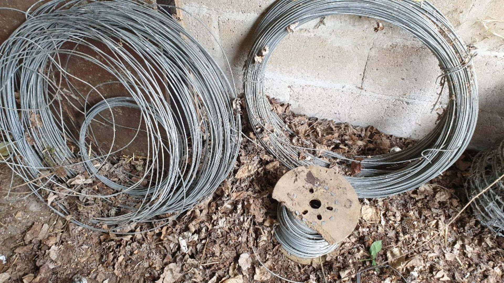 Wire coil new x2 1/2. Stored near Beccles, Suffolk. No VAT on this item.