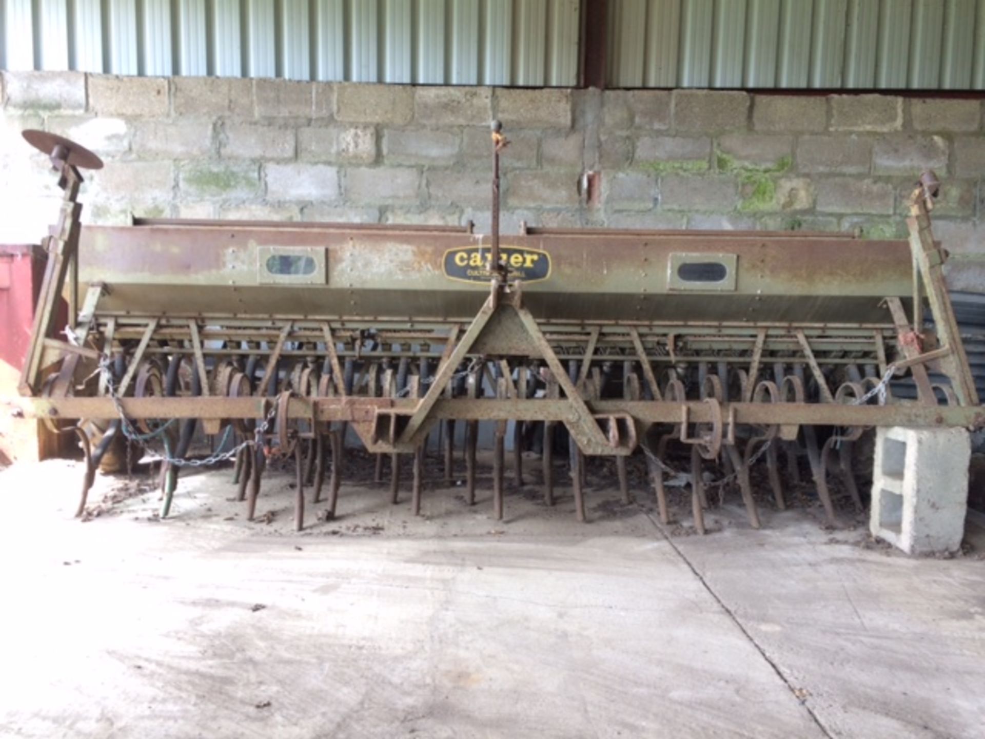 Carrier Drill, 3.5m, year 1977, with handbook. Stored near Harleston, Norfolk.