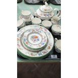 A Copeland Spode 'Chinese Rose' part tea/dinner set