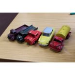 Five assorted Dinky Toys including a Citroen DS19