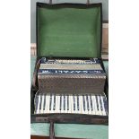 A cased piano accordion by Casali, Verona,