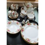 Royal Albert Old Country Roses part tea service etc plus dinner ware