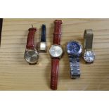 Five assorted watches including a Verity example