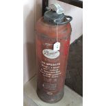 A vintage 'Phomene' fire extinguisher