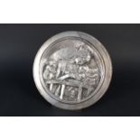 A filled silver plate by Pobjoy Mint with religious scene (limited edition no.