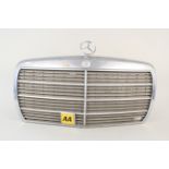 A Mercedes Benz grille