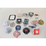 A quantity of Owners Club car badges etc