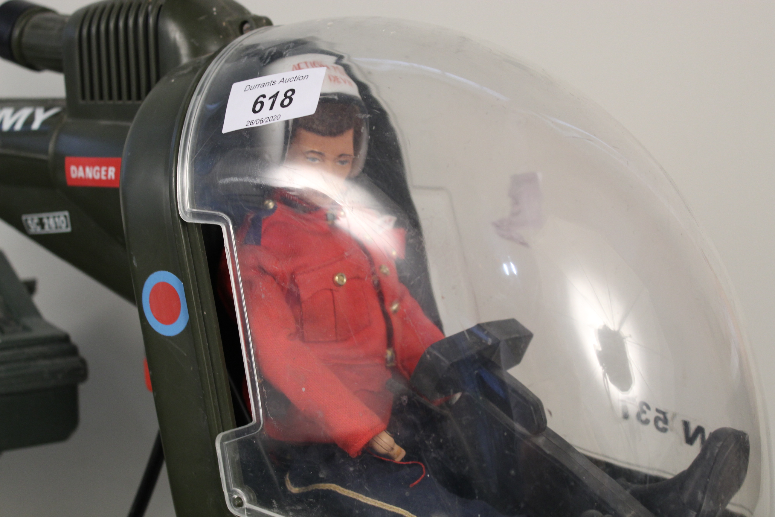 An Action Man toy helicopter with figure, - Image 2 of 3