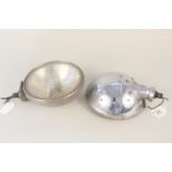 A pair of Lucas chrome lamps,